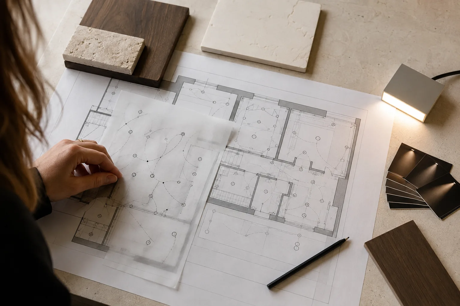 Conception d’un plan électrique d’appartement coordonné avec le mobilier et les circuits