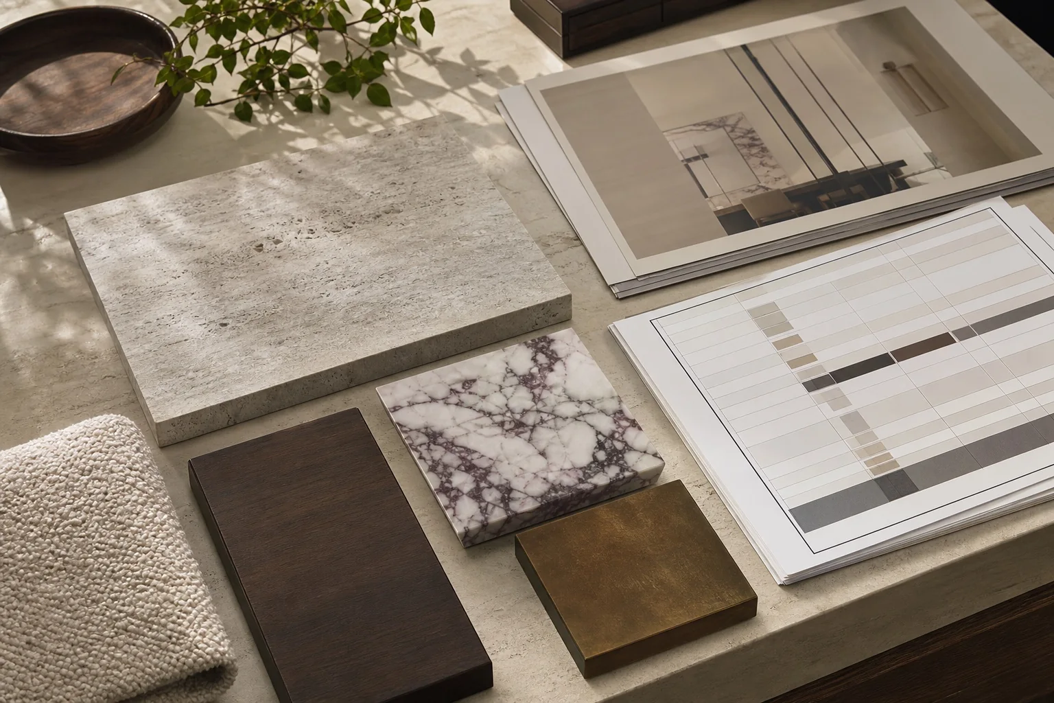 Sélection de pierre, bois, textile et bronze pour maîtriser le coût des matériaux de rénovation Sélection de pierre, bois, textile et bronze pour maîtriser le coût des matériaux de rénovation