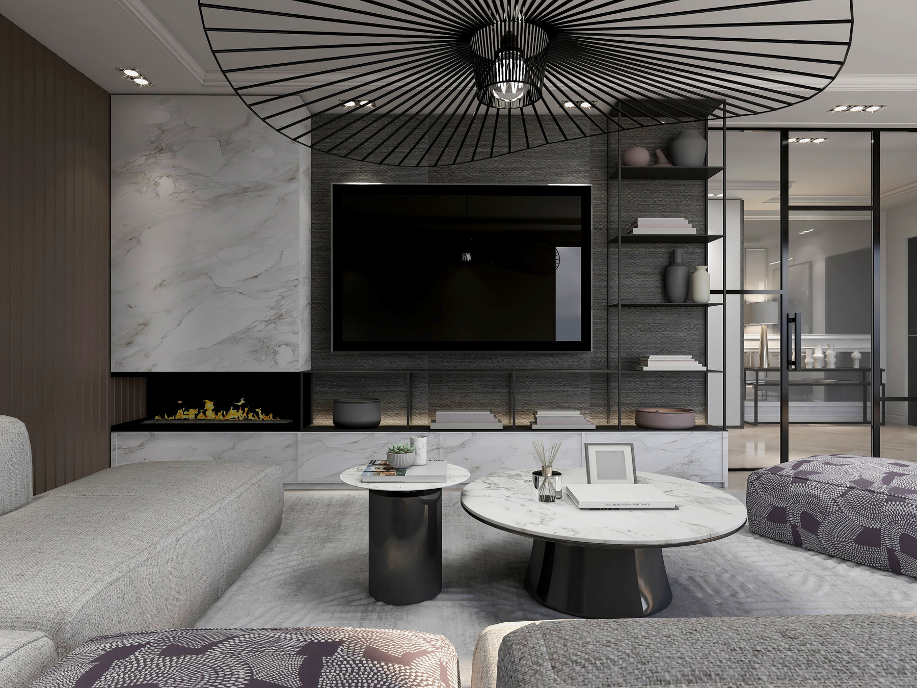 Marbeau — Salon à Paris, 16e — vue 8