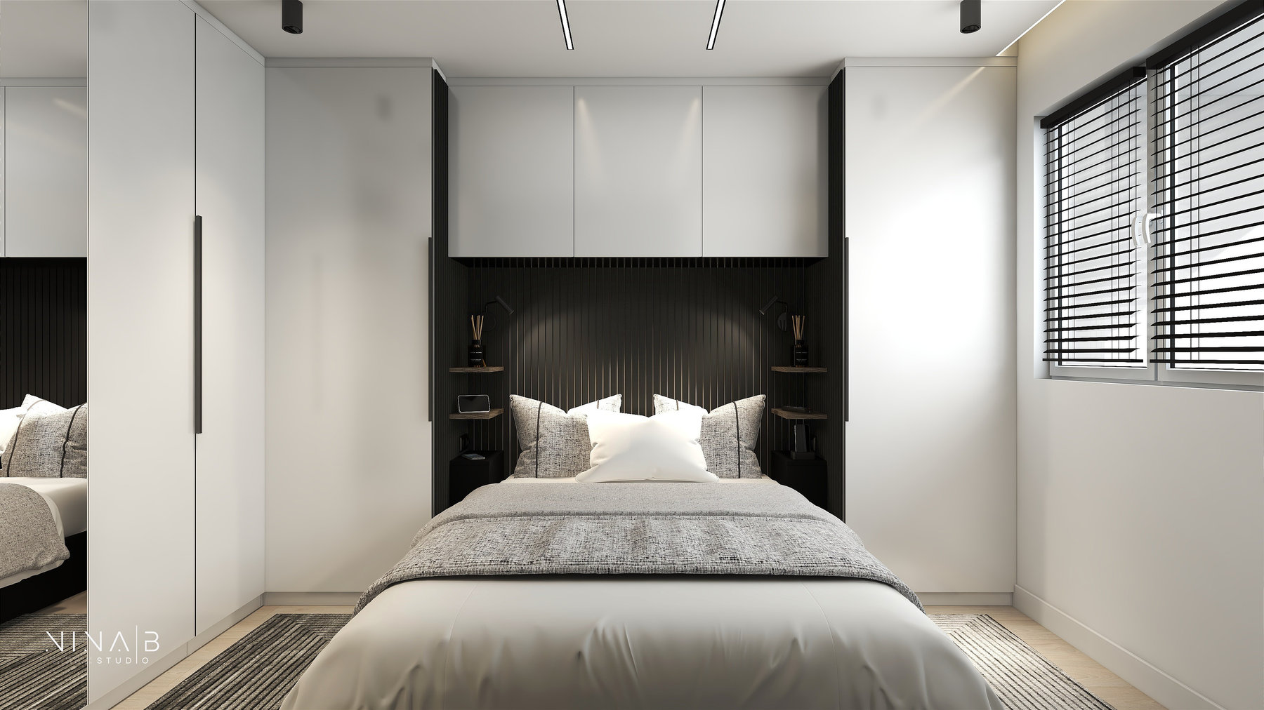 Marques — Chambre + sdb à Roissy-en-Brie — vue 1
