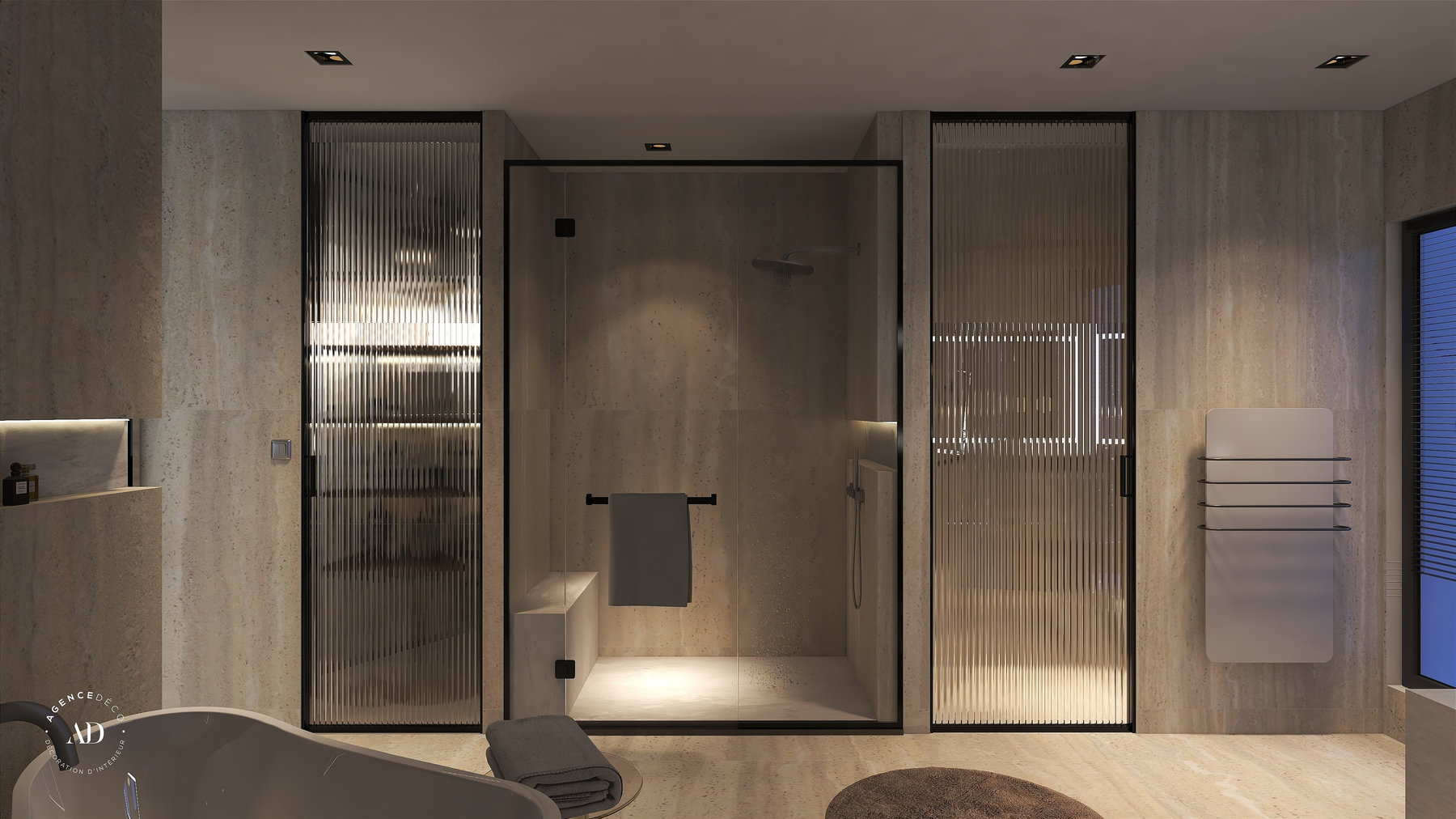 Tennerolles — Salle de bain à Saint-Cloud — vue 13