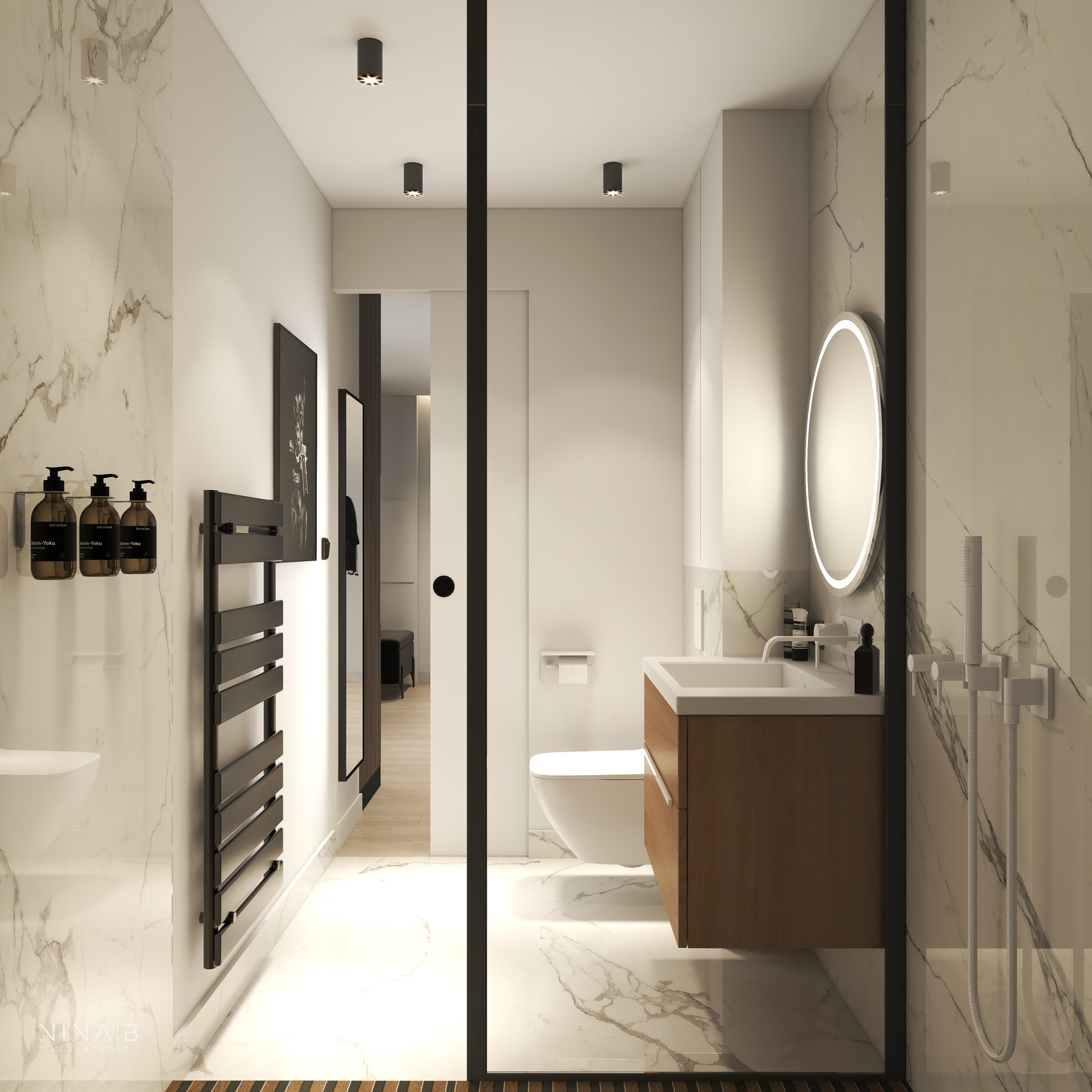 Marques — Chambre + sdb à Roissy-en-Brie — vue 9