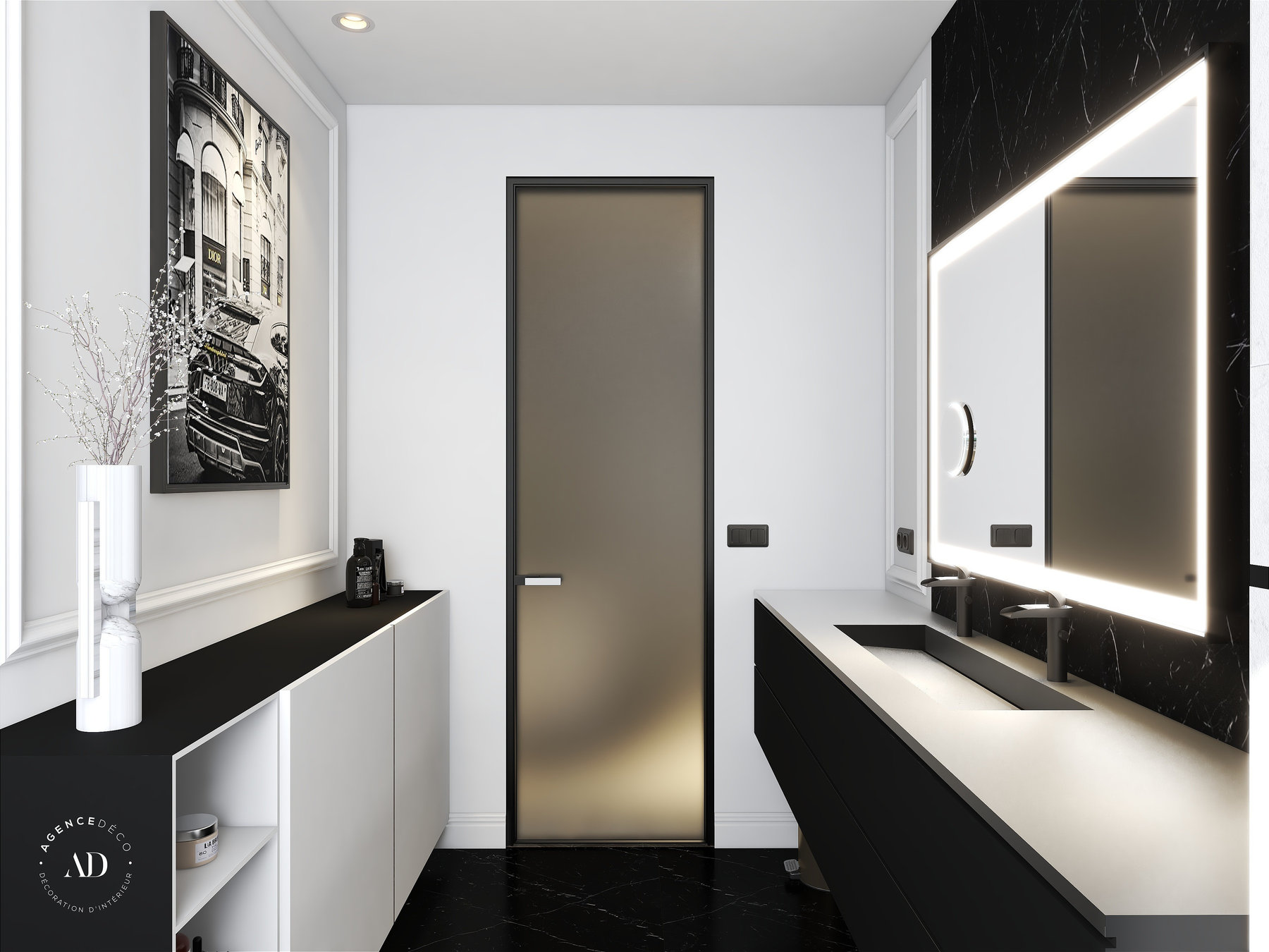 Beauregards — Salle de bain à Triel sur Seine — vue 3