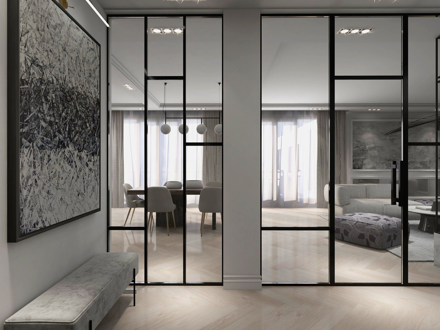 Marbeau — Salon à Paris, 16e — vue 4