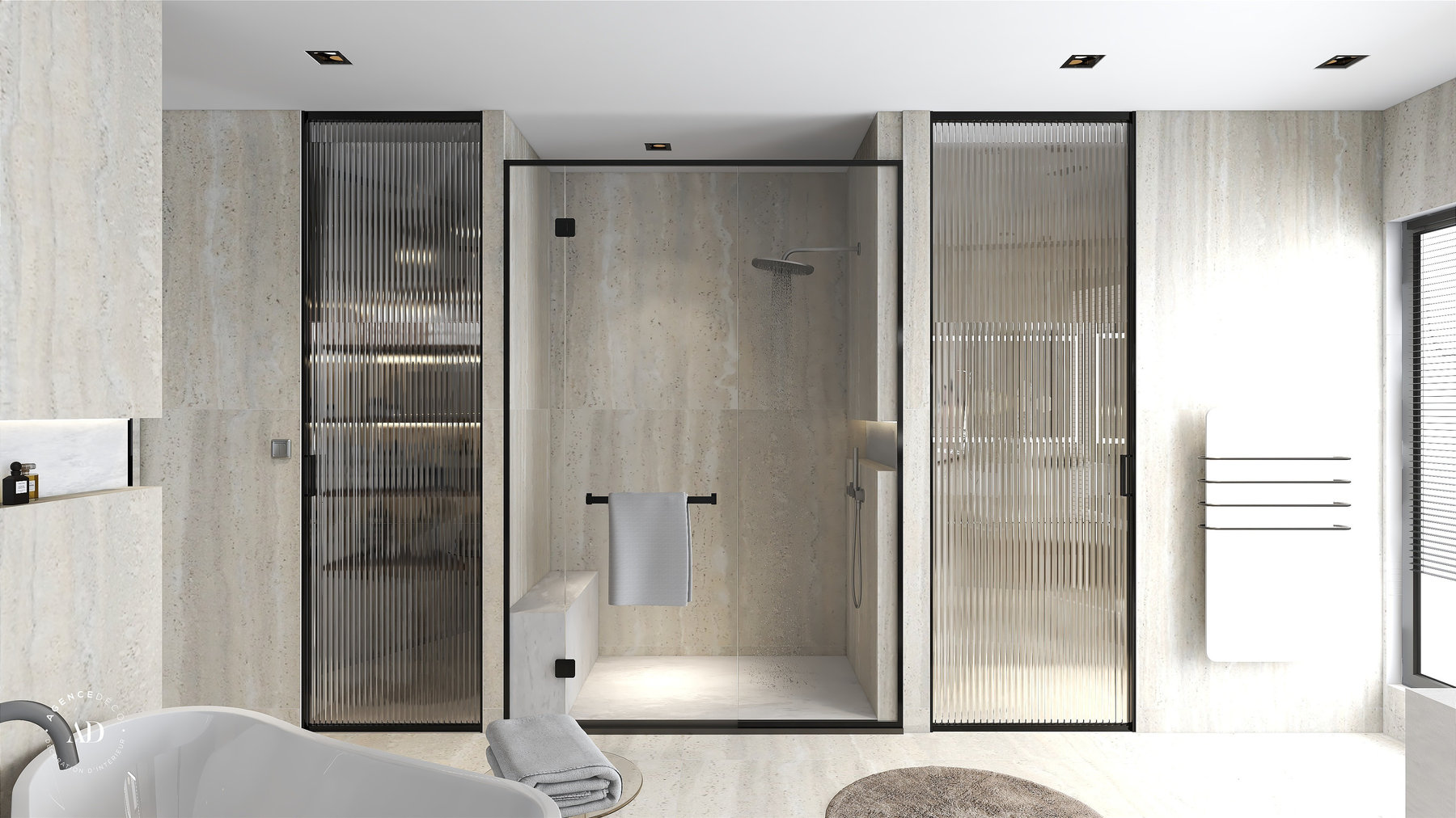 Tennerolles — Salle de bain à Saint-Cloud — vue 6