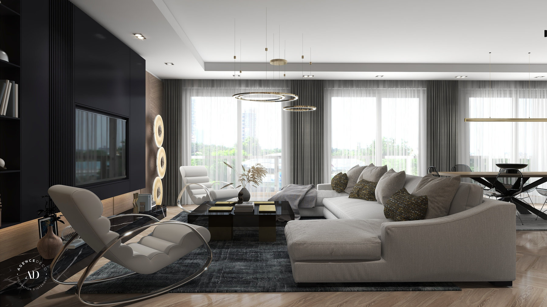 Auteuil — Salon à Paris, 16e — vue 19